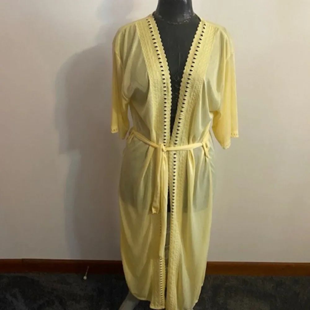 Nine's Vintage Sheer Robe, XL